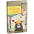 Produktbild: HABA Terra Kids Kinder-Stempelset Schatzsuche – DIY-Piraten-Set mit 8 Stempelmotiven, 4 Stempelkissen & 3 Goldmünzen – Kreative Schatzsuche für Kinder ab 4 Jahren – 2013843001