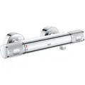 Produktbild: Grohe Precision Feel Thermostat-Brausearmatur, mit ProGrip-Griff, wassersparend, chrom (34790000)