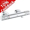 Produktbild: GROHE Duscharmatur Precision Feel, 34790000, verchromt, 10 % Cashback, mit Thermostat, aus Messing, Aufputz-Montage