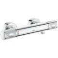 Produktbild: Grohe Precision Duscharmatur Wandmontage mit Thermostat StarLight Chrome 34790000