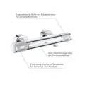 Produktbild: GROHE Precision Feel, Duscharmatur, wassersparend (Thermostat hält Temperatur