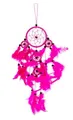 Produktbild: 40cm x 9cm Dreamcatcher Knall Pink Traumfänger 5 Ringe Dream Catcher Kinder