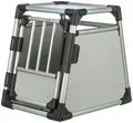 Produktbild: TRIXIE Transportbox, Aluminium - hellgrau/silber - 46 × 56 × 60 cm