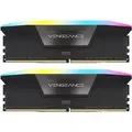 Produktbild: Corsair Vengeance RGB Schwarz 64GB Kit 2x32GB DDR5-6400 CL32 DIMM Arbeitsspeicher