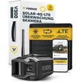 Produktbild: Vosker V300 Ultimate 4G-LTE Outdoor Überwachungskamera, Modell V300, mit 15.000-mAh-Solar-Powerbank, SIM-Karte, Livestream, autark ohne WLAN, wett...