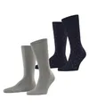 Produktbild: ESPRIT Herren Socken Fine Dot Multipack M So Baumwolle gemustert 2 Paar, Mehrfarbig Blau Grau 0120, 39-42