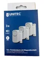 Produktbild: UNITEC Fenster-& Türalarm 3er Set mit Magnetkontakt