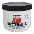 Produktbild: Village Cosmetics Bodycream mit Vitamin E und Buttermilk 500 ml (Körpercreme, Körperpflege, mit angenehmen Duft, zarte Haut) 950613