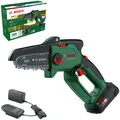 Produktbild: Bosch Home & Garden Akku-Kettensäge EasyChain 18V-15-7, 15 cm Schwertlänge, inkl. Akku 2,5Ah und Ladegerät AL 18V-20