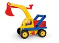 Produktbild: 04151 Aktiv Bagger, ca. 35cm, mit beweglicher Spielfigur, Baustellen Spielfah...