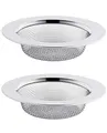 Produktbild: Abflusssieb Edelstahl Rostfrei 2er Set, 7.5CM Haarsieb Dusche, Waschbecken Sieb Abfluss Spüle, Abfluss-Sieb Sink Strainer für Küche