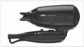 Produktbild: Braun Reise-Haartrockner HD130 klappbar 1200W 2 Stufen schwarz Stylingdüse
