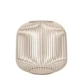 Produktbild: blomus Laterne Lito | Nomad | Größe M | 28L x 28B x 27H cm | Kerzenhalter Beige | Windlicht aus Edelstahl | Laterne Deko | Indoor Windlicht Medium