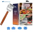 Produktbild: 7 in 1 Grillspachtel mit Holzgriff Multifunktional