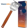 Produktbild: Grillspachtel 7 in 1 Multifunktion Holzgriff Grillbesteck Kreativ Geschenk