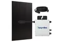 Produktbild: SUNNIVA Balkonkraftwerk 500W BIFAZIAL FULLBLACK komplett Steckdose, (HOYMILES 400 Watt Wechselrichter, PV Solaranlage Komplettset, 1x 500W N-Type Glas-Glas Bifacial Solarmodule, 5m Kabel)
