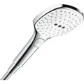 Produktbild: Hansgrohe Raindance Select E - Duschkopf 120, 3 Stahlen, EcoSmart 9 l/min, weiß / verchromt 26521400