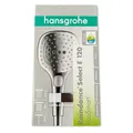 Produktbild: Hansgrohe Raindance Select E 120, Handbrause Ecosmart, weiß chrom 26521400