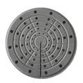 Produktbild: TUKA, Thermoplatte, Wärmespeicher für Gasherde, Einsparungen und besseres Kochen, Stahl, Grau. Flammenverteilerofen für zu Hause, flammblech für gasgrill, 16 cm Durchmesser