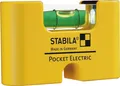 Produktbild: STABILA 181-15 Mini Wasserwaage Pocket Electric, gelb