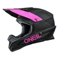 Produktbild: O'NEAL | Motocross-Helm | MX Enduro Motorrad | ABS-Schale, , Lüftungsöffnungen für optimale Belüftung und Kühlung | 1SRS Helmet Solid | Erwachsene | Schwarz Pink | Größe XXL