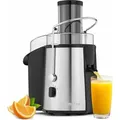 Produktbild: Clatronic Entsafter Gemüse und Obst | Juicer Machine mit 1000W | Slow Juicer für mehr Vitamine | Tropfstopp für sauberes Arbeiten | AE 3532 - Silber