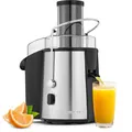 Produktbild: Clatronic Entsafter | ganze Früchte zerkleinern | großer Einfüllschacht | Slow Juicer | Tropfstopp für sauberes Arbeiten | einfache Reinigung | 1000W | Entsafter Gemüse und Obst | Juicer | AE 3532