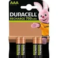 Produktbild: Akku NiMH 1,2V / 750mAh, Typ AAA (Micro) 4 Stück, HR03 / DC2400