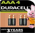 Produktbild: Duracell StayCharged - Batterie 4 x AAA - NiMH - (wiederaufladbar)