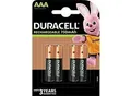 Produktbild: Duracell Batterien Rechargeable Plus AAA 4 Stück