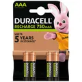 Produktbild: kQ Duracell Akku Recharge Micro AAA HR03 NiMH 1.2V 750mAh 4er Blister