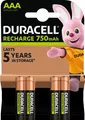 Produktbild: Duracell Akku NiMH, Micro, AAA, HR03, 1.2V/750mAh Rechargeable, Pre-charged, Ret