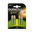 Produktbild: Duracell AAA/LR03 Wiederaufladbare Batterien 750mAh Schwarz