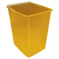 Produktbild: ARREGUI CBZ00409-2 Ersatzeimer für Mülltrennsysteme | 17 L |Ersatz Inneneimer aus Kunststoff mit Metallgriff | Kompatibel mit ARREGUI Basic, Top, Round, Ecoclas und Ecoclas Plus Mülleimer | gelb