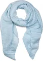 Produktbild: styleBREAKER Damen Schal fein gekreppt | Leichter Plissee-Schal für stilvolle Looks | Elegantes Halstuch mit fließenden Falten | Modisch Vielseitig & Angenehm weich | 96 x 192 cm, Farbe:Hellblau