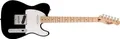 Produktbild: Squier by Fender Sonic Telecaster, E-Gitarre, Ahorngriffbrett, Weiße Schlagplatte, Schwarz, Inklusive kostenloser virtueller Kurse auf Fender Play