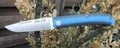 Produktbild: Manly Comrade black / blue Slip Joint Messer D2 Stahl G10 Griff Taschenmesser