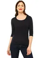 Produktbild: Street One Damen Basic T-Shirt mit 3/4 Arm