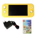 Produktbild: Nintendo Switch Lite Konsole Gelb mit original Ladekabel + Spiel Miitopia #A