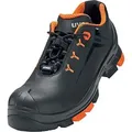 Produktbild: uvex 2 Halbschuhe S3 schwarz, orange Weite 11 Gr. 50 - Schwarz - 50