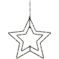 Produktbild: Näve Outdoor LED Weihnachtsdeko Fensterstern Schwarz