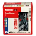 Produktbild: FISCHER 545678 Gipskartondübel DuoBlade S, 20 Stk