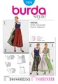 Produktbild: Burda 7870 Folklore Kleider Damen Plus Nähen Muster Größen 12-30 Dirndl Stil