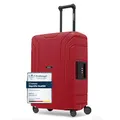 Produktbild: REDOLZ Hartschalen Check-in Koffer ohne Reißverschluss | 3-Punkt-Verschluss-System | Mittelgroßer M Trolley 45 x 25 x 65 cm aus hochwertigem Polypropylen Material | 4-Rollen & TSA (Essentials 15)