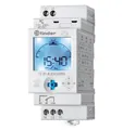 Produktbild: Finder 128182300000 Schaltuhr für Reiheneinbau, 1 Wechsler, 16 A, für 230 V AC, Astroprogramm, Joystick-Programmierung, NFC-programmierbar