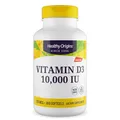 Produktbild: Healthy Origins, Vitamin D3, 360 glutenfreie Softgels, 10.000IU Vitamin D3 je Dosis, Sojafrei, GMO frei, Geschmacksneutral