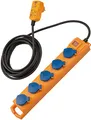 Produktbild: Brennenstuhl Super-Solid SL 554 FI Outdoor Steckdosenleiste für den ständigen Einsatz im Freien (5-Fach, 5m, mit Schalter und FI-Stecker, IP54) und Personenschutz-Adapter BDI-A 2 30 (230V)