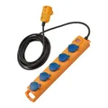 Produktbild: Super-Solid SL 554 DE FI IP54 Steckdosenverteiler 5-fach 5m H07RN-F 3G1,5