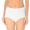 Produktbild: Schiesser Damen Taillenslip Maxi Feinripp 6er Pack, Größe:46;Farbe:weiss-100