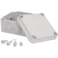 Produktbild: Aufputz-Abzweigkasten IP65 121x121x68mm UNITEC Spritzwasserschutz Staubschutz